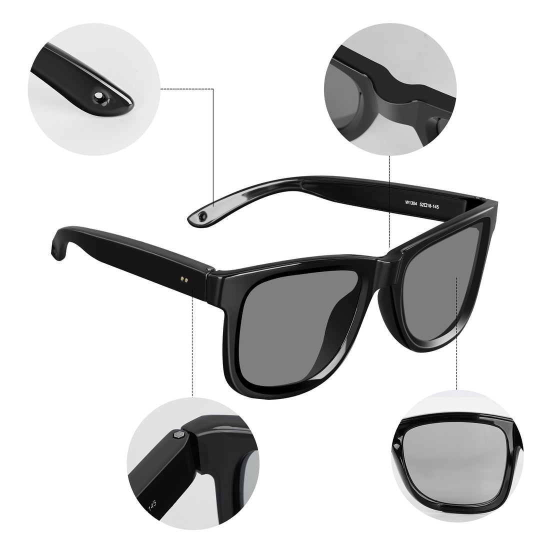 WELLERMOZ Smart Electrochromic Sunglasses