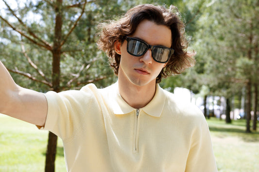 Sunglasses rectangular frame men